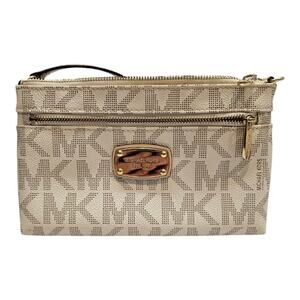 Michael Michael Kors Jet Set Large Wristlet Vanilla